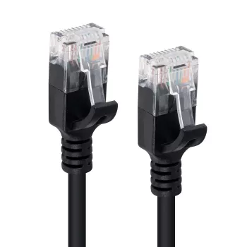 Microconnect V-UTP6A02S-SLIM networking cable Black 2 m Cat6a U/UTP (UTP)