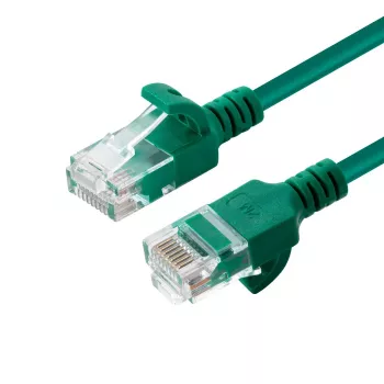 Microconnect V-UTP6A05G-SLIM networking cable Green 5 m Cat6a U/UTP (UTP)