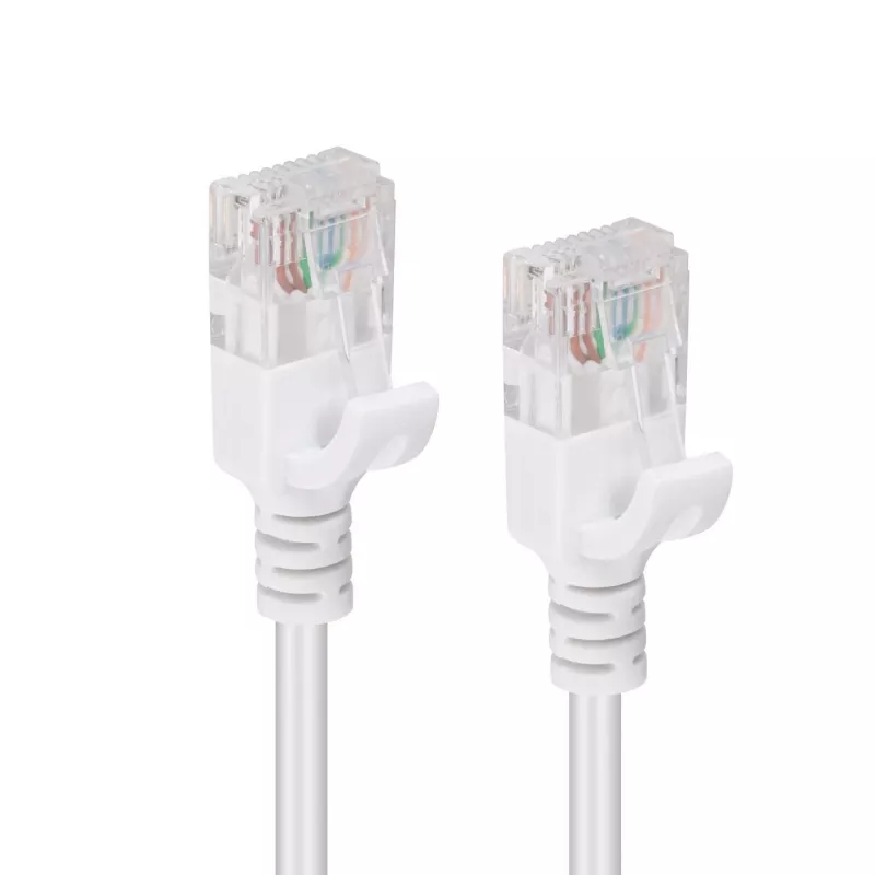 Microconnect V-UTP6A05W-SLIM networking cable White 5 m Cat6a U/UTP (UTP)