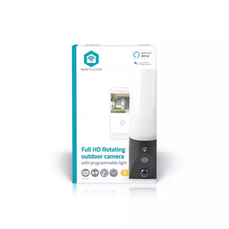 IP security camera Nedis WIFICOL20BK Outdoor 1920x1080 Wireless Black