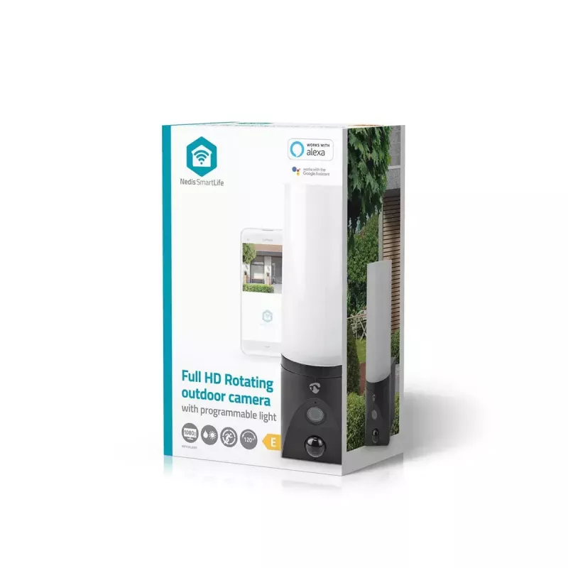 IP security camera Nedis WIFICOL20BK Outdoor 1920x1080 Wireless Black