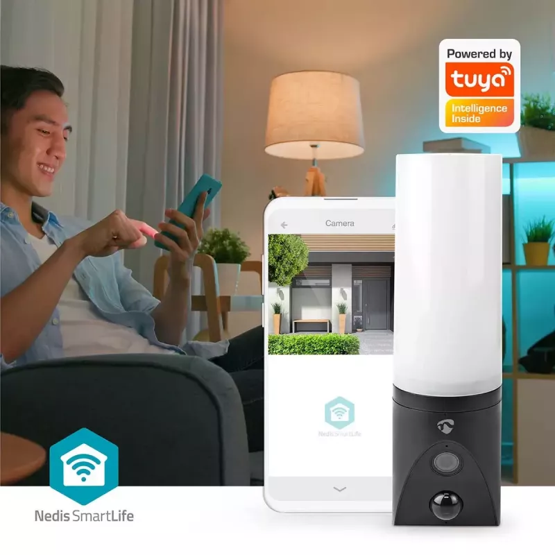 IP security camera Nedis WIFICOL20BK Outdoor 1920x1080 Wireless Black
