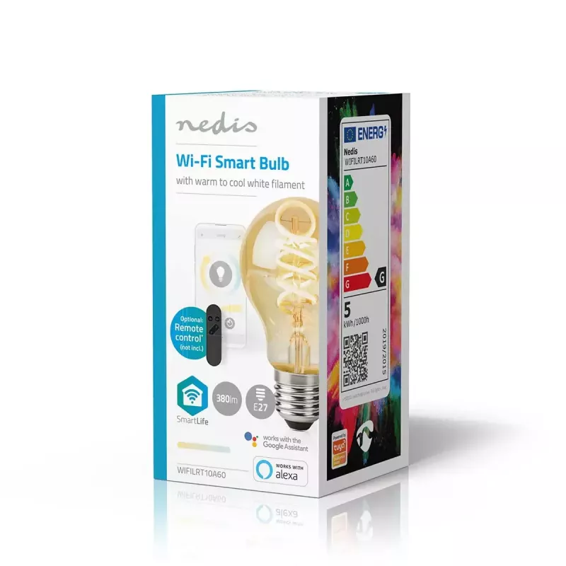 LED bulb Nedis SmartLife 4.9 W (E27) 360 lm, cool white / warm white, 10,000 h lifetime
