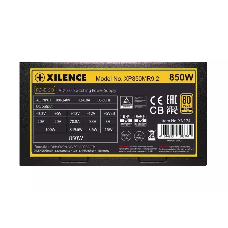 Power Supply Unit Xilence Performance X Series XP850MR9.2 850 W