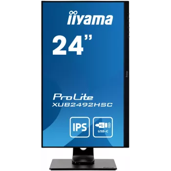 iiyama ProLite XUB2492HSC-B1 computer monitor 60.5 cm (23.8 inch) 1920 x 1080 pixels Full HD LCD Black