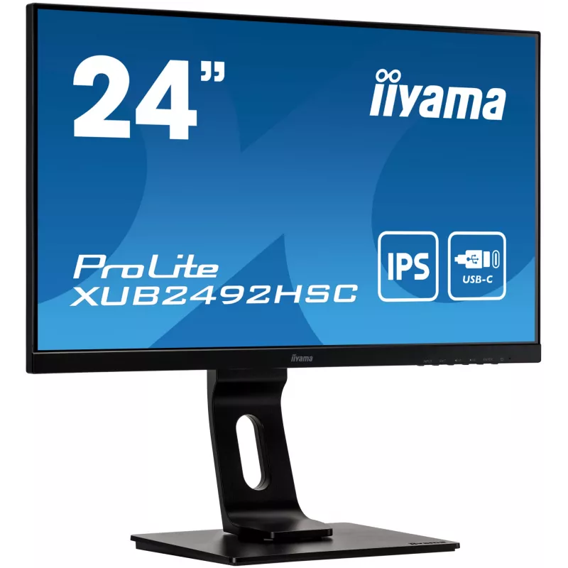 iiyama ProLite XUB2492HSC-B1 computer monitor 60.5 cm (23.8 inch) 1920 x 1080 pixels Full HD LCD Black
