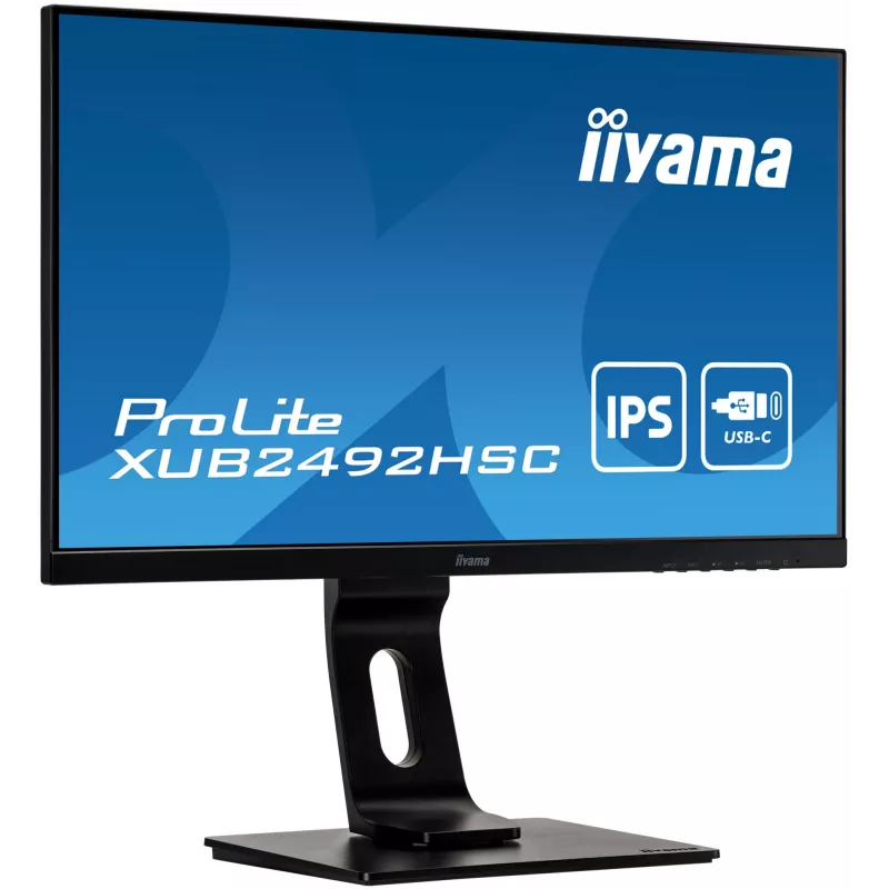 iiyama ProLite XUB2492HSC-B1 computer monitor 60.5 cm (23.8 inch) 1920 x 1080 pixels Full HD LCD Black