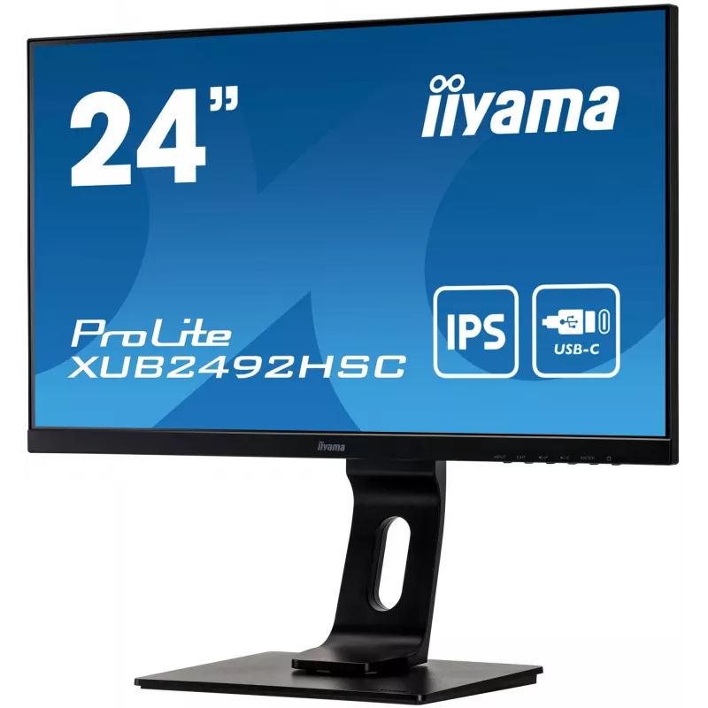 iiyama ProLite XUB2492HSC-B1 computer monitor 60.5 cm (23.8 inch) 1920 x 1080 pixels Full HD LCD Black