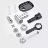 Severin ZB 5591 Mincer Attachment for KM 3896, KM 3897, KM 3898 Stand Mixers, Silver/Black