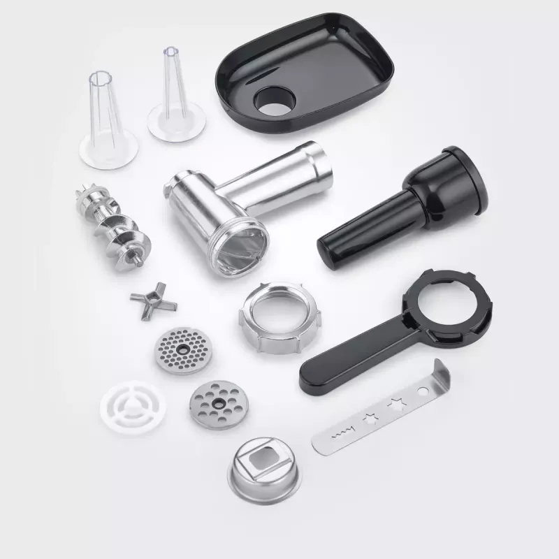 Severin ZB 5591 Mincer Attachment for KM 3896, KM 3897, KM 3898 Stand Mixers, Silver/Black