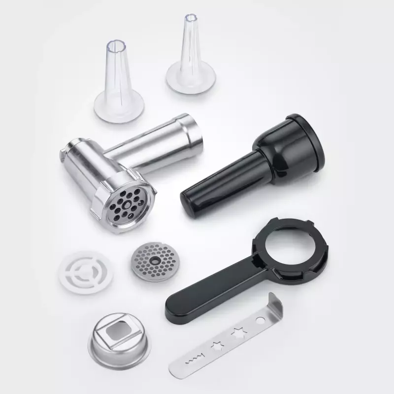 Severin ZB 5591 Mincer Attachment for KM 3896, KM 3897, KM 3898 Stand Mixers, Silver/Black
