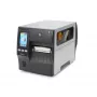 POS/label printer Zebra ZT411 — direct thermal & thermal transfer, 203×203 DPI, 104 mm print width, wired & wireless