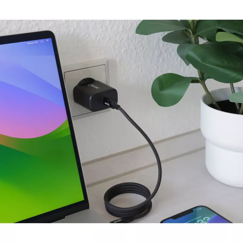 InLine USB PD power supply, GaN charger, Single USB-C, Power Delivery, 65W