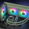 Liquid cooling kit Thermaltake TH280 V2 ARGB Green 84.32 cfm 3.02 mmH2O