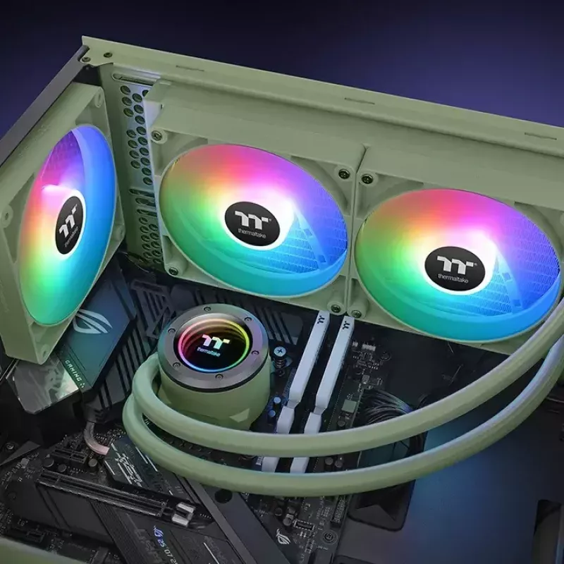 Liquid cooling kit Thermaltake TH280 V2 ARGB Green 84.32 cfm 3.02 mmH2O