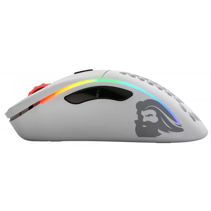 Glorious Gaming Glorious Model D Wireless - Matte White, Right-hand, RF Wireless, 19000 DPI, White