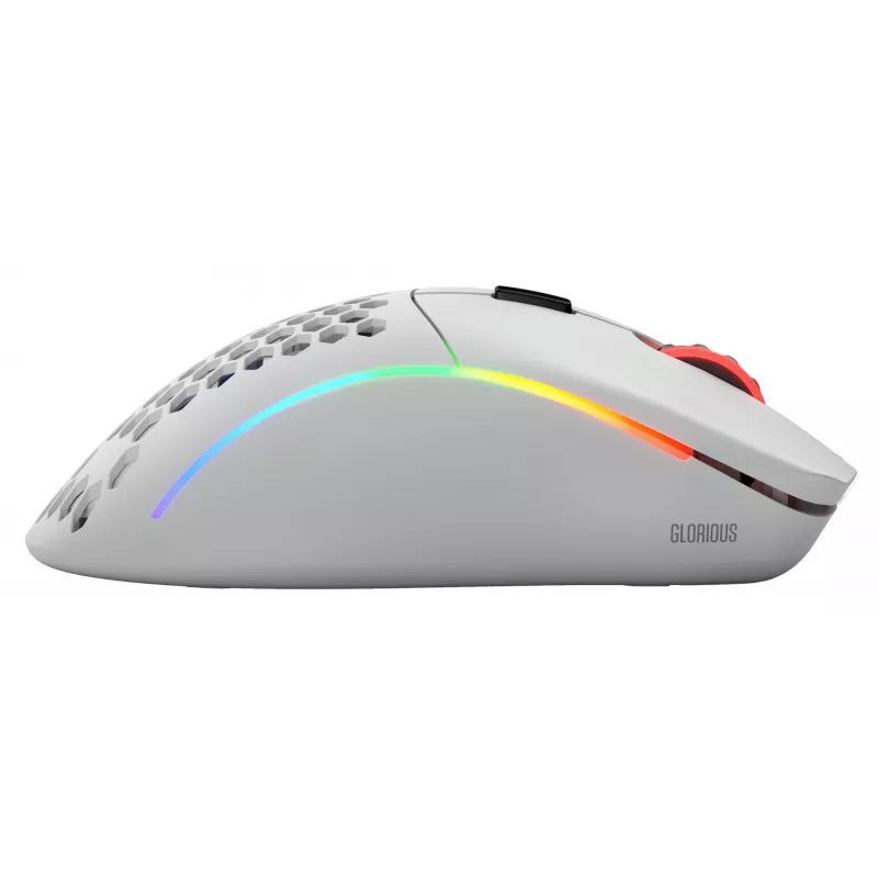 Glorious Gaming Glorious Model D Wireless - Matte White, Right-hand, RF Wireless, 19000 DPI, White