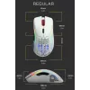 Glorious Gaming Glorious Model D Wireless - Matte White, Right-hand, RF Wireless, 19000 DPI, White