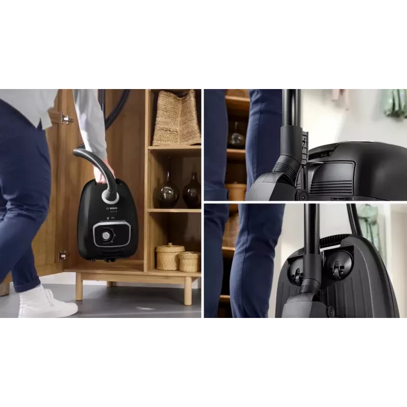 Vacuum cleaner Bosch BGB 41BA1 hand hoover, bagged, cable‑powered, 5.3 kg, 265×410×295 mm