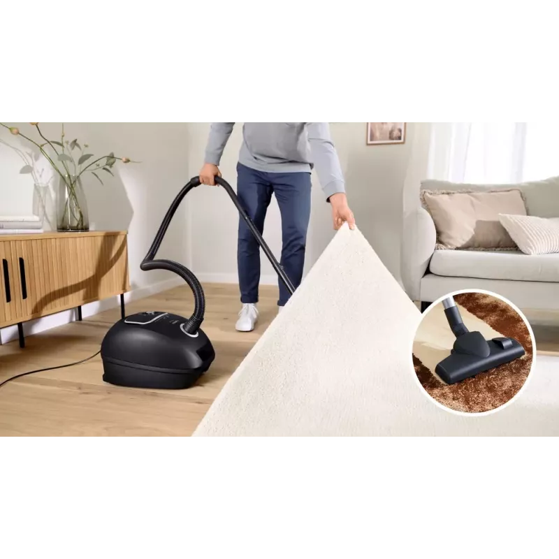 Vacuum cleaner Bosch BGB 41BA1 hand hoover, bagged, cable‑powered, 5.3 kg, 265×410×295 mm