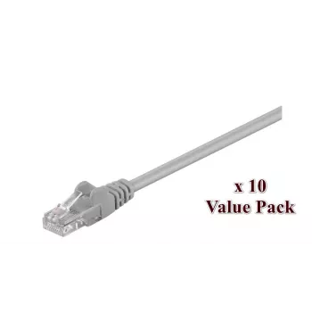 Microconnect V-UTP505VP networking cable Grey 5 m Cat5e U/UTP (UTP)