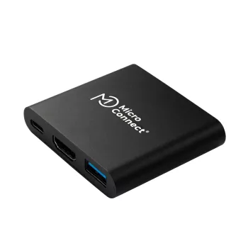 Microconnect MC-HUBAV1 laptop dock/port replicator Docking White