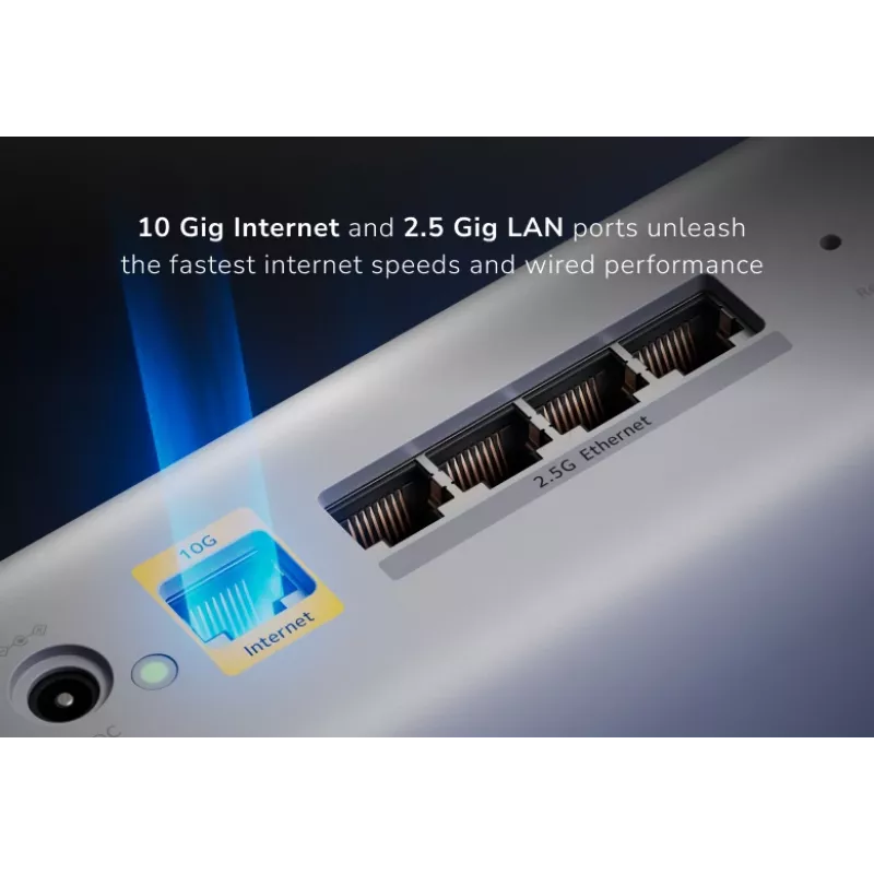 NETGEAR Orbi 870 Tri-band (2.4 GHz / 5 GHz / 6 GHz) White 5 Internal