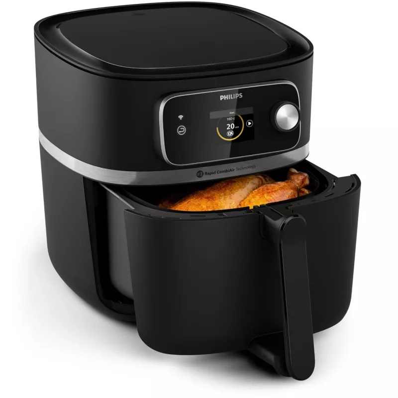 Hot air fryer Philips 7000 series HD9880/90 8.3L 2200W Black Stainless steel