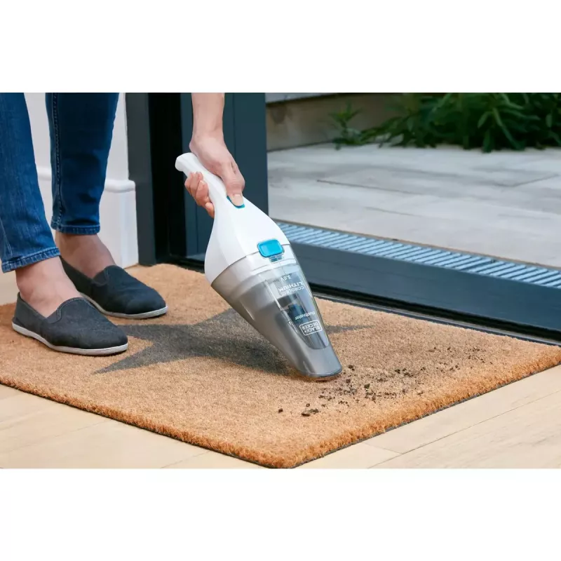 Black & Decker NVC115JL Cordless Handheld Vacuum, bagless, 3.6 V, 0.325 L, 8 W, Grey/White