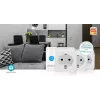 Smart plug Nedis WIFIP121FWT3 - Wi-Fi indoor outlet, pack of 3