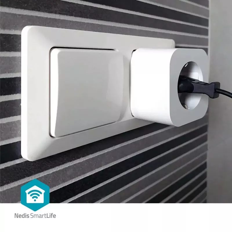 Smart plug Nedis WIFIP121FWT3 - Wi-Fi indoor outlet, pack of 3