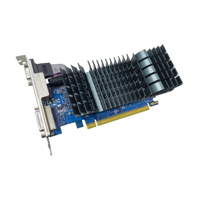 Graphics card ASUS GeForce GT 710 — 2 GB GDDR5, 64-bit, PCIe 2.0, passive cooling