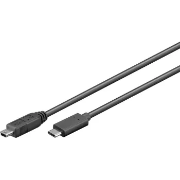 Microconnect USB3.1CMB505 USB cable USB 3.2 Gen 1 (3.1 Gen 1) 0.5 m USB C Mini-USB B Black