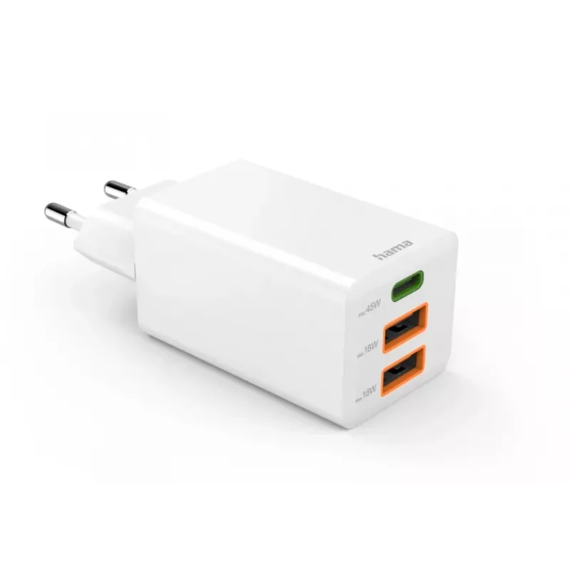 Hama 00201995 mobile device charger Smartphone White AC Fast charging Indoor, Outdoor