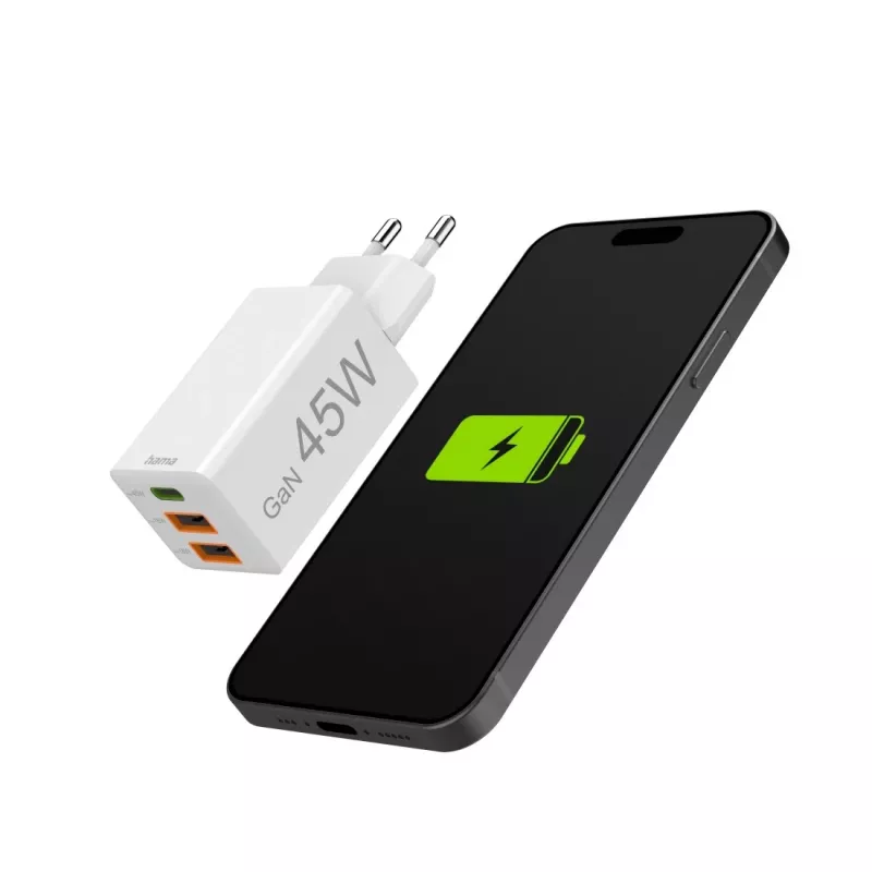 Hama 00201995 mobile device charger Smartphone White AC Fast charging Indoor, Outdoor