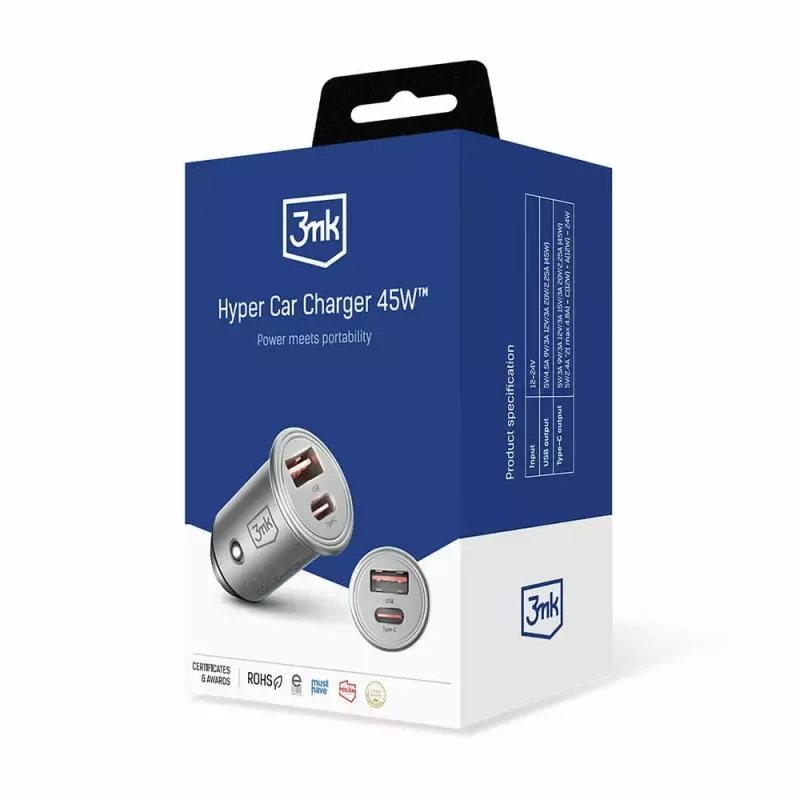 3MK Hyper Car Charger 3MK 1 pc