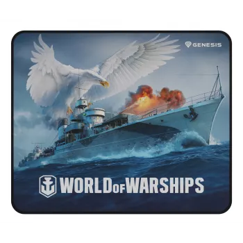 Mouse pad GENESIS NPG-1738 — gaming fabric/rubber, 300×250 mm, 2.5 mm, multicolour, waterproof