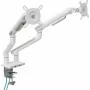 Desk monitor mount ART RAMM L-20GD for dual screens 17 inch–32 inch adjustable arm VESA compatible