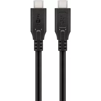 USB Cable Goobay 74205 USB 3.2 Gen 1 1m USB C Black
