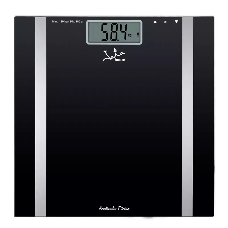 Electronic personal scale JATA Mod. 531 Square Black