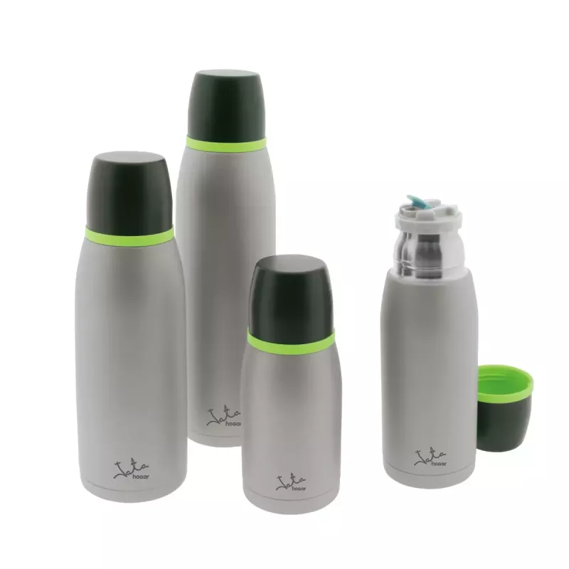 Vacuum Flask JATA Termo 1 L Black Green Grey