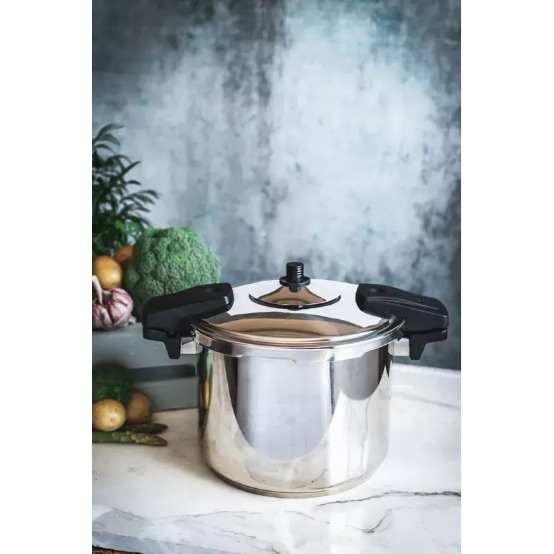 Stovetop Pressure Cooker JATA OSR8 8L Stainless Steel