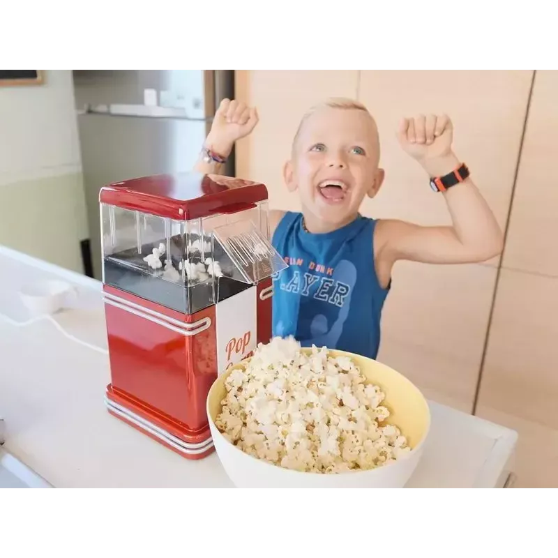 Popcorn Popper Beper 90.590Y Red White 1200W 3min