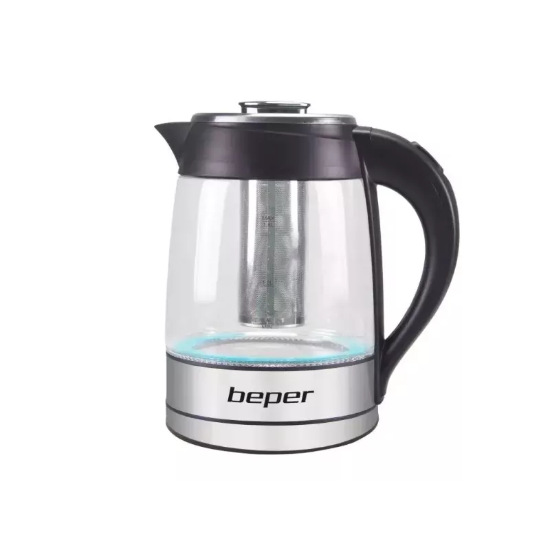 Electric kettle Beper 1.8 L 2200 W Transparent