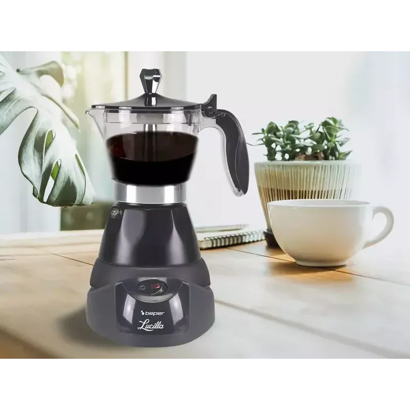 Espresso machine Beper 3 cups BC.040N