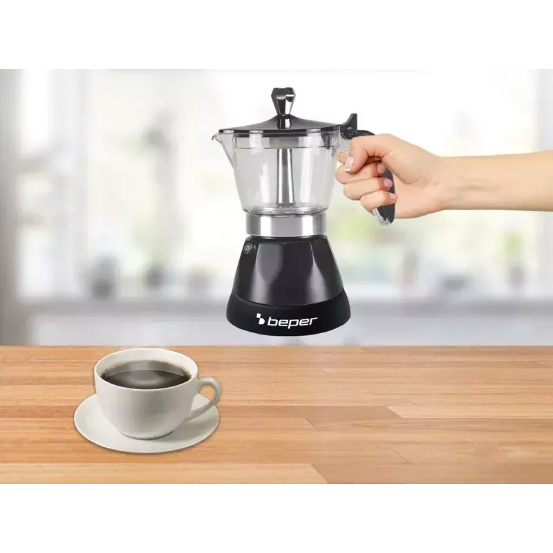 Espresso machine Beper 3 cups BC.040N