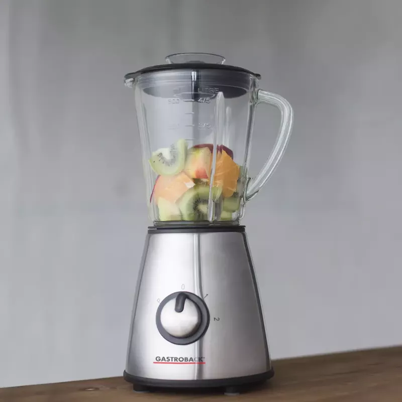 Tabletop blender Gastroback Design Mini Black Silver