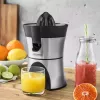Electric Citrus Press Gastroback Home Culture 100 W Black Stainless Steel