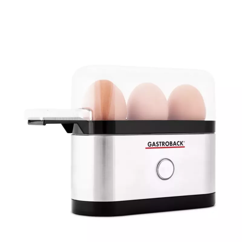 Egg cooker Gastroback Design Mini 3 egg(s) 350 W Black Stainless steel