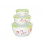 Salad bowl Oursson BS2981RC/GA Round Ceramic Multicolour 3 pcs